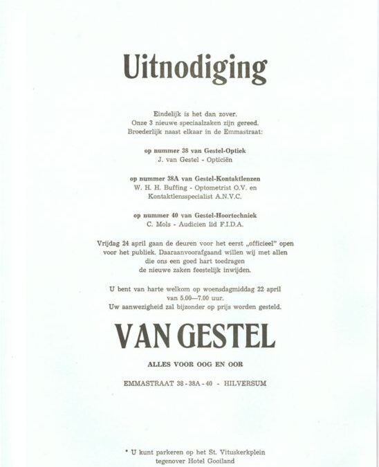 1981 Binnenzijde uitnodiging 3x in t nieuw